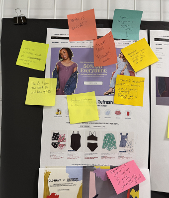 Detailed workshop notes and loyalty touchpoints