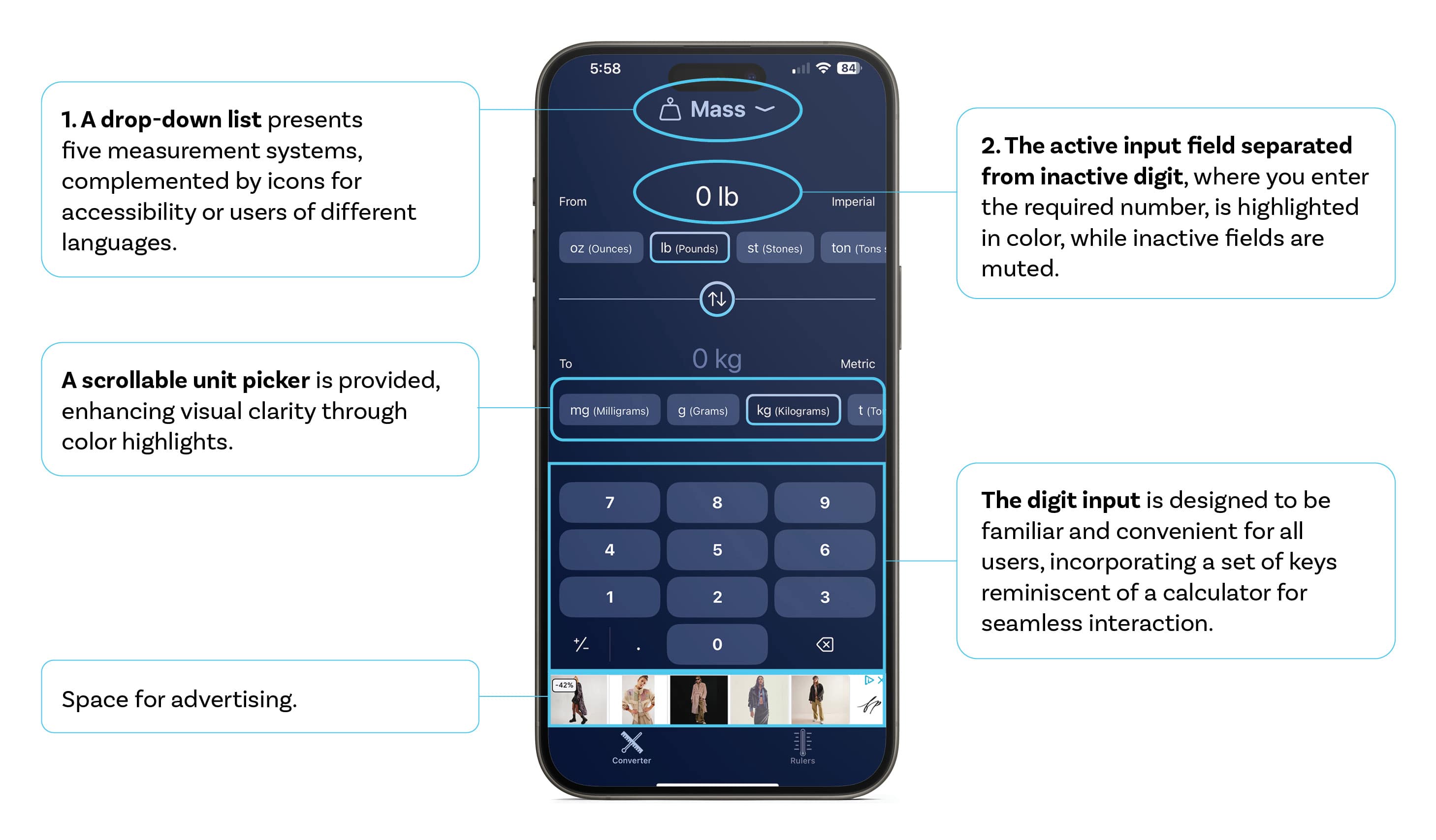 Main Screen Functionality